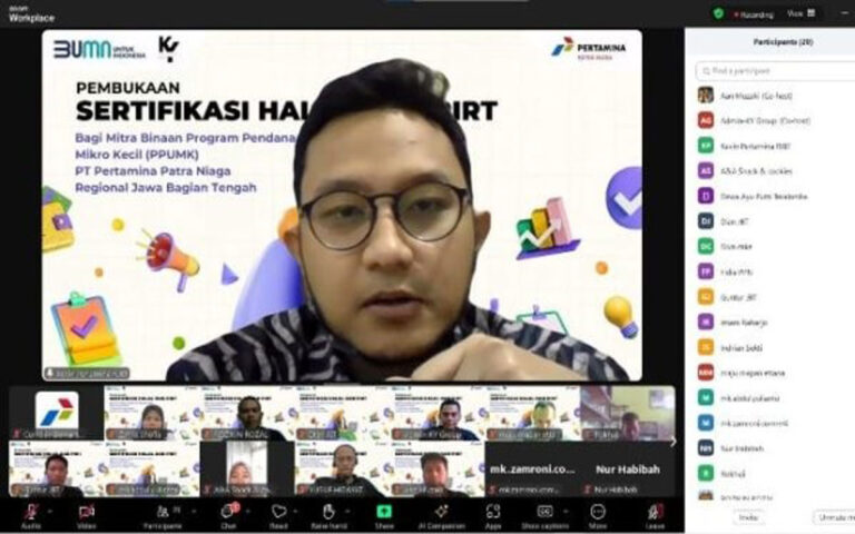 Pertamina Dorong Sertifikasi Halal dan PIRT