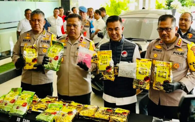 Polda Jateng Berhasil Bongkar Peredaran Sabu Lintas Pulau