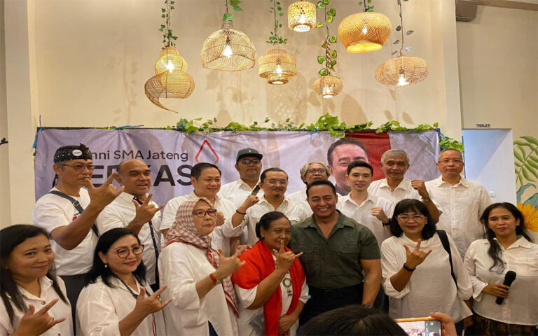 Alumni SMA Se-Jateng dan 12 Relawan Deklarasikan Dukung Andika-Hendi di Pilgub Jateng