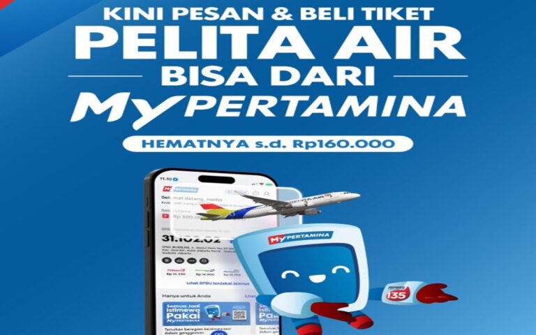 MyPertamina dan Pelita Air Beri Diskon Tiket Penerbangan Rp160.000