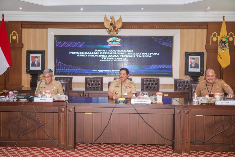 Pj Gubernur Jateng Minta Akselerasi Penyerapan APBD 2024