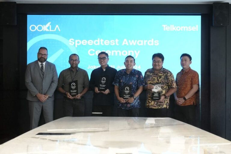 Telkomsel Kembali Raih Ookla Speedtest Awards 2024