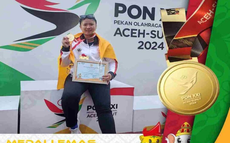 Atinna Sumbang Emas Untuk Jateng dan Pecahkan Rekornas Lempar Lembing Putri