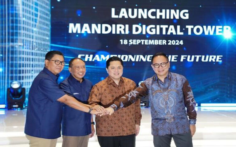 Erick Thohir Resmikan Mandiri Digital Tower