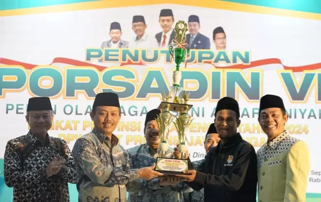 Cilacap  Raih Juara Umum Porsadin VII Jateng