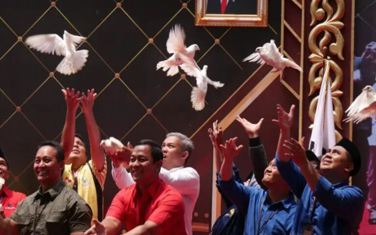 Merpati Putih, Simbol Deklarasi Kampanye Damai Pilgub Jateng 2024
