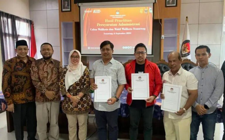 Dokumen Dua Paslon Pilwakot Semarang Belum Memenuhi Syarat