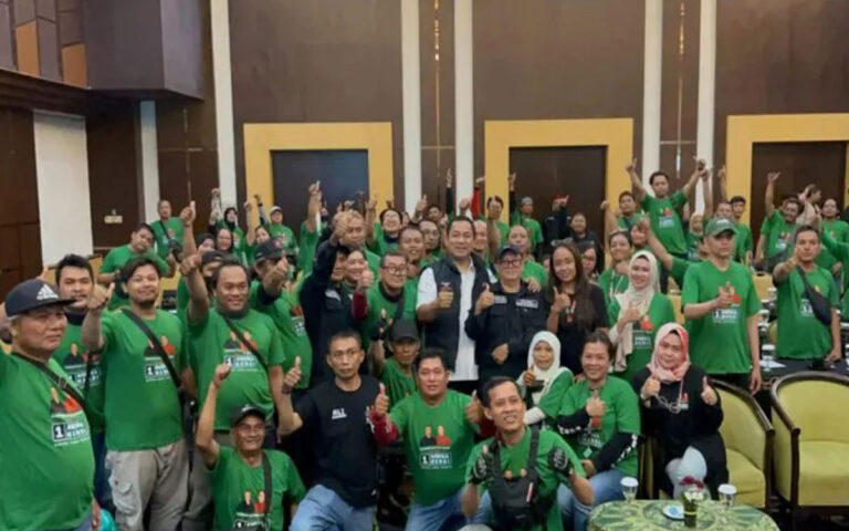 Giliran Komunitas Ojol Jateng Deklarasikan Dukung Paslon Andika-Hendi