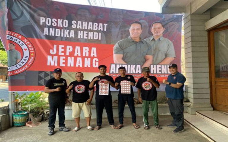 Menangkan Andika-Hendi, Relawan SAH Marem Tenan Buka Posko