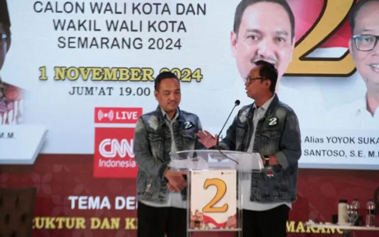 Paslon Yoyok-Joss Gagas Bus Listrik Dan Akan Jadikan Kota Semarang Hijau