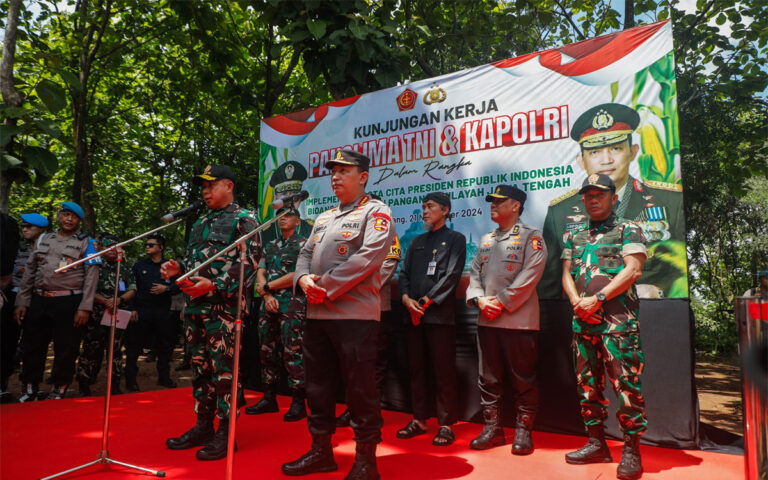 Program TNI dan Polri Dukung Jateng Jadi Penumpu Pangan Nasional
