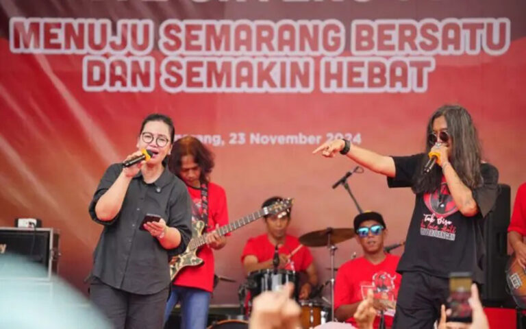 Kampanye Terakhir, Agustina-Iswar Sebar Kegiatan di Kota Semarang