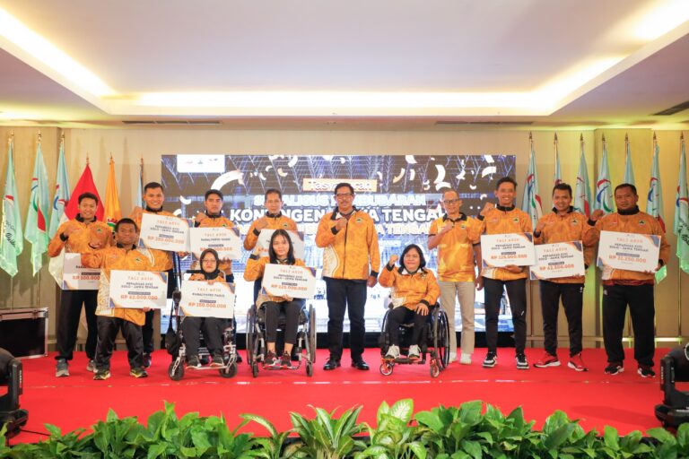 Jateng Berikan Bonus Atlet Peraih Medali Peparnas 2024 Senilai Rp98,9 Miliar