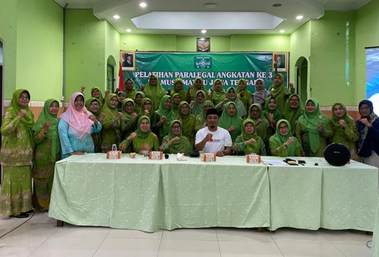 114 Kader Muslimat NU se-Jateng Ikuti Pelatihan Paralegal