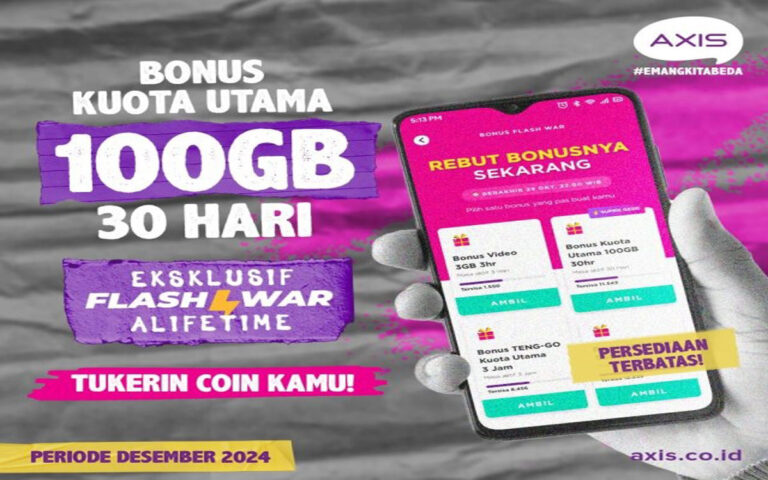 AXIS Hadirkan Promo Seru Untuk Liburan Nataru 2024