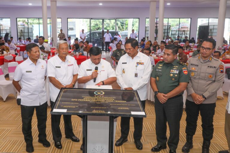 Pj Gubernur Jateng Harap Gedung Serbaguna Pepabri Jadi Sarana Membangun Persatuan
