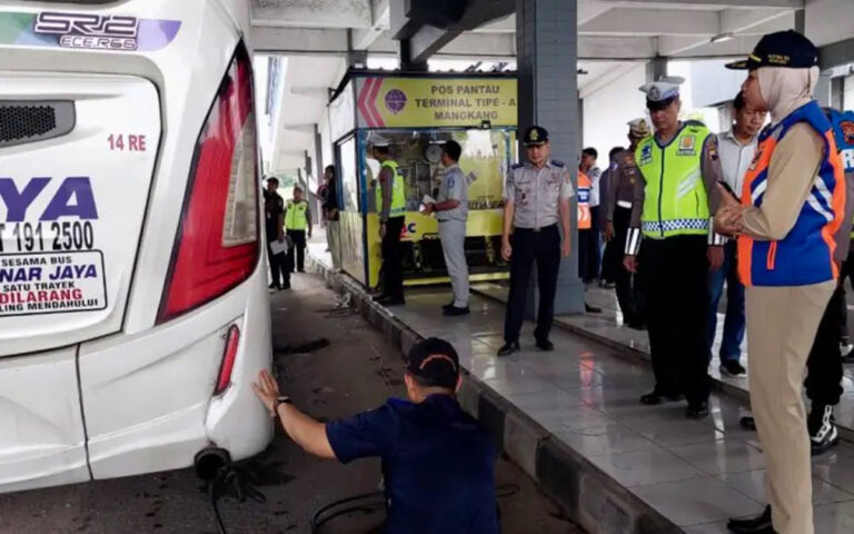 Polda Jateng Gelar Ramp Check Pastikan Kesiapan Angkutan Jelang Mudik