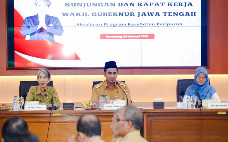 Wagub Jateng Targetkan Program Yankes Paripurna Terealisasi 2025