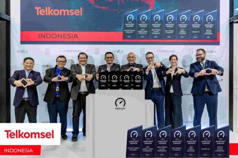 Telkomsel Borong Penghargaan di Ookla® Speedtest Awards™ Q3-Q4