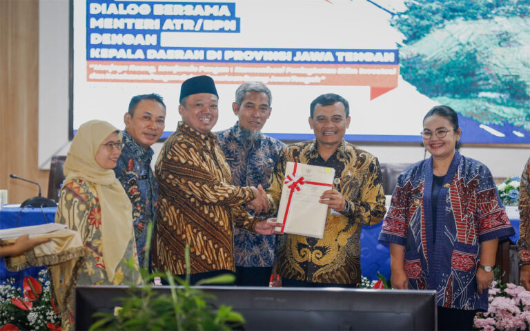 Menteri ATR/BPN: 19% Lahan di Jateng Belum Bersertifikat