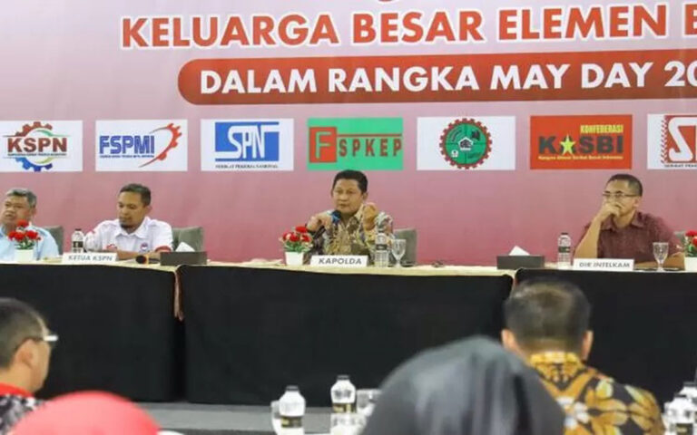 Polda Jateng Gelar Sarasehan Dengan Serikat Buruh Untuk Wujudkan May Day Kondusif