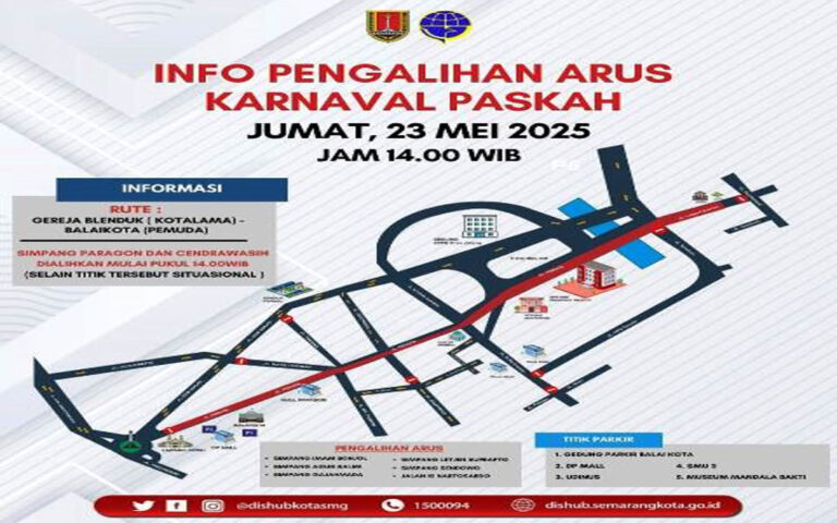 Antisipasi Kemacetan Karnaval Paskah, Satlantas dan Dishub Berlakukan Rekayasa Lalu Lintas