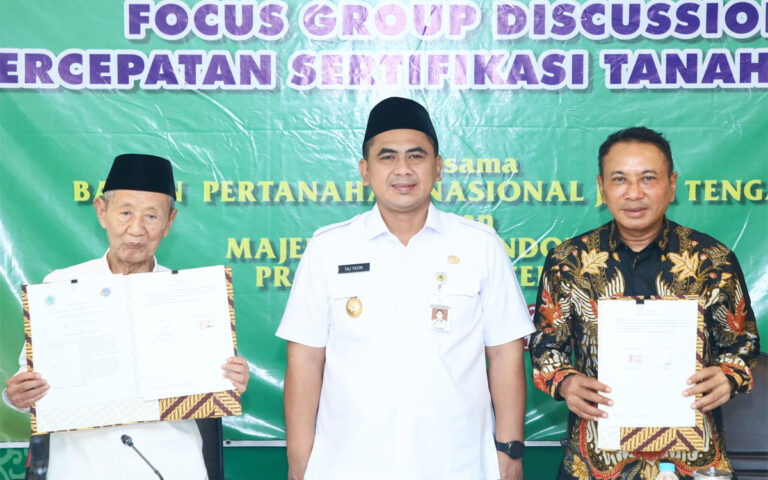 BPN Catat 69.000 Tanah Wakaf di Jateng Telah Tersertifikat