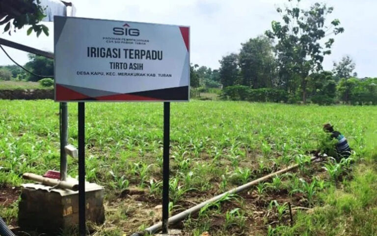SIG Beri Bantuan Irigasi Untuk Tingkatkan Produktivitas Pertanian di Tuban