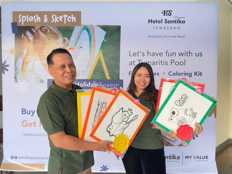 “Splash & Sketch”, Warnai Liburan Sekolah Dengan Keceriaan di Hotel Santika Premiere Semarang