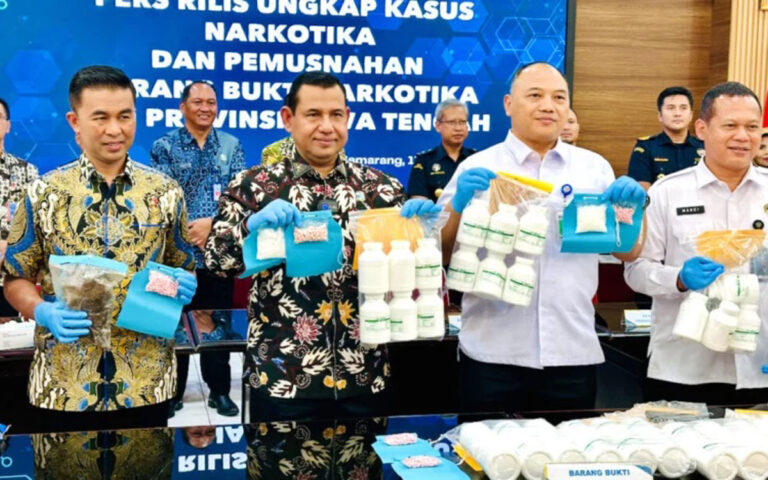 BNNP Jateng Ungkap Kasus Narkoba di Sejumlah Wilayah
