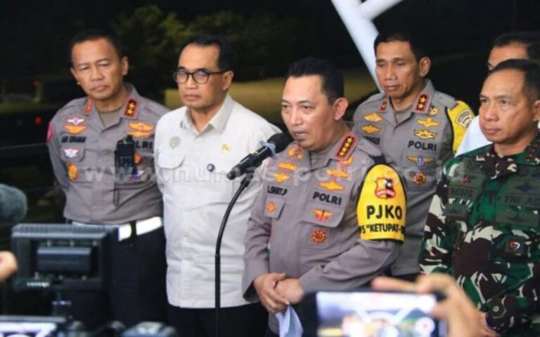 Kapolri Minta Maaf  Kepada Keluarga Ojol Yang Terlindas Mobil Rantis Brimob