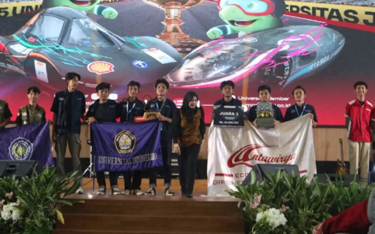 Tim Antawirya Undip Sabet Dua Gelar Juara di Kontes Mobil Hemat Energi 2025