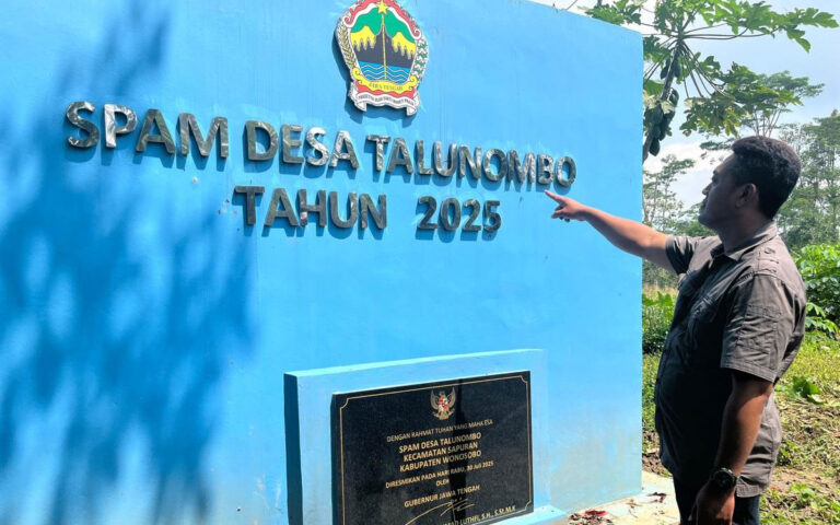 Bantuan SPAM Bikin Air Melimpah Untuk Warga Desa Wisata Wonosobo