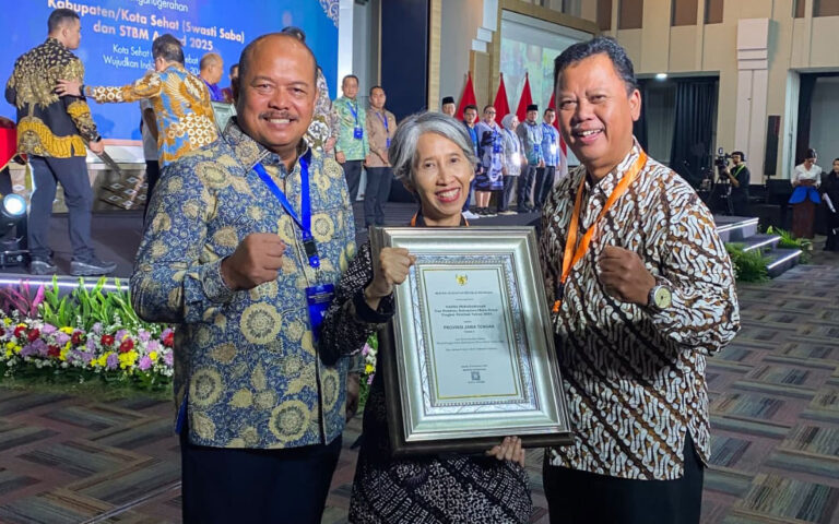 Berhasil Bina Kabupaten/Kota Sehat, Pemprov Jateng Raih Penghargaan Swasti Saba