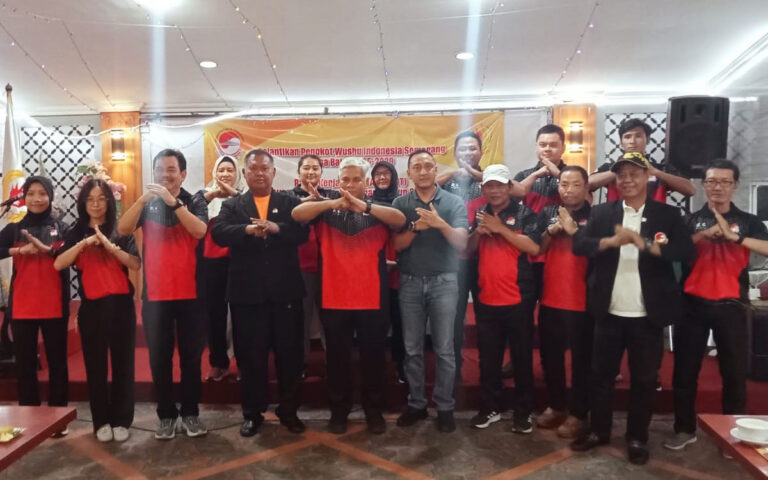 Pengurus Wushu Indonesia Kota Semarang Resmi Dilantik
