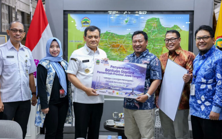 Pemprov Jateng Kembali Kirim Bantuan 8 Perangkat Starlink ke Aceh