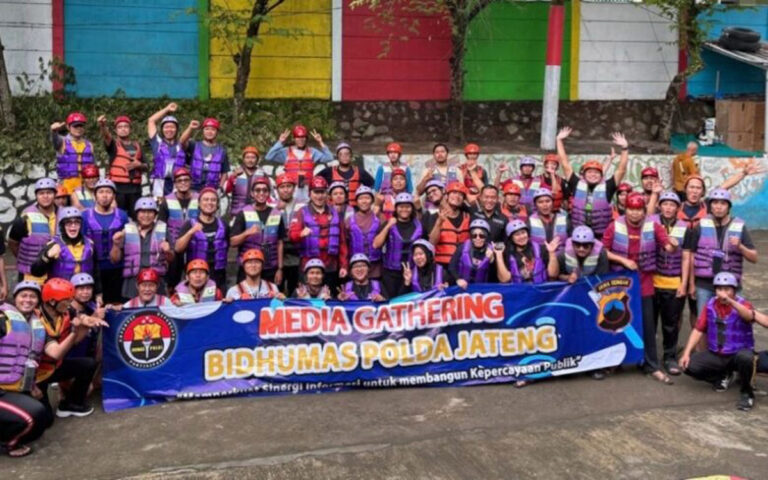 Penuh Keakraban Media Gathering Bid Humas Polda Jateng Dengan Puluhan Jurnalis