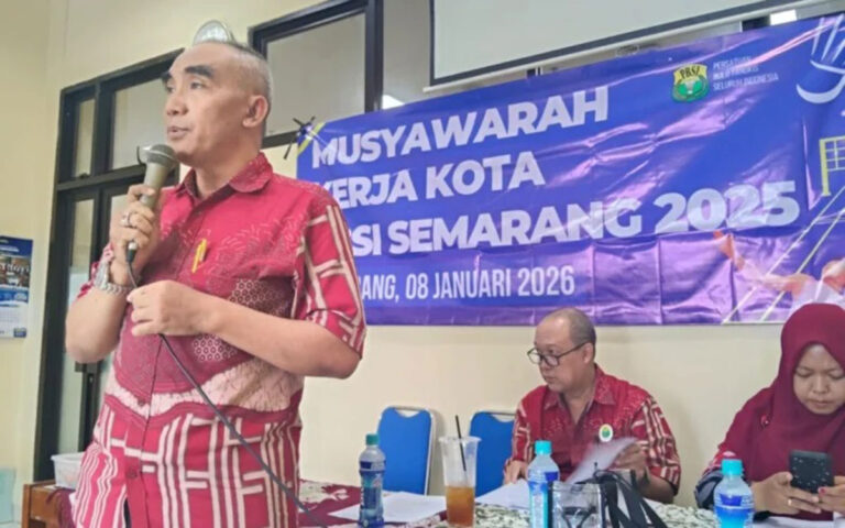 PBSI Kota Semarang Gelar Muskerkot, Siapkan Program Kerja 2026