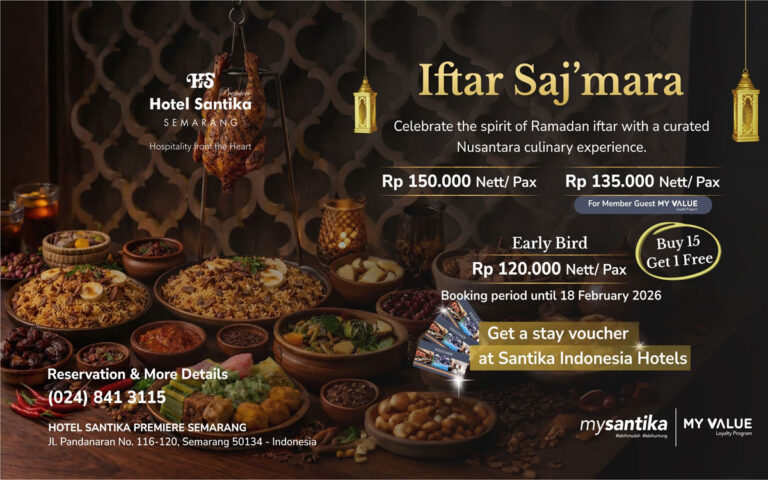 Sambut Ramadhan Hotel Santika Premiere Semarang Hadirkan “Iftar Saj’mara”