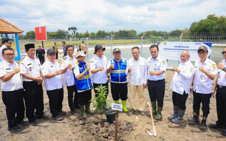Embung Plosorejo Sragen Diresmikan, Luthfi Berharap Petani Bisa Panen 3 Kali