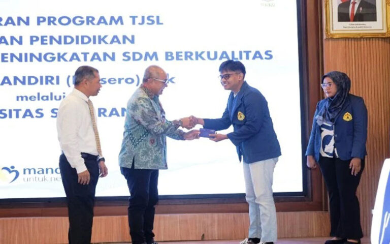 Bank Mandiri Salurkan Bantuan Pendidikan Untuk Mahasiswa USM