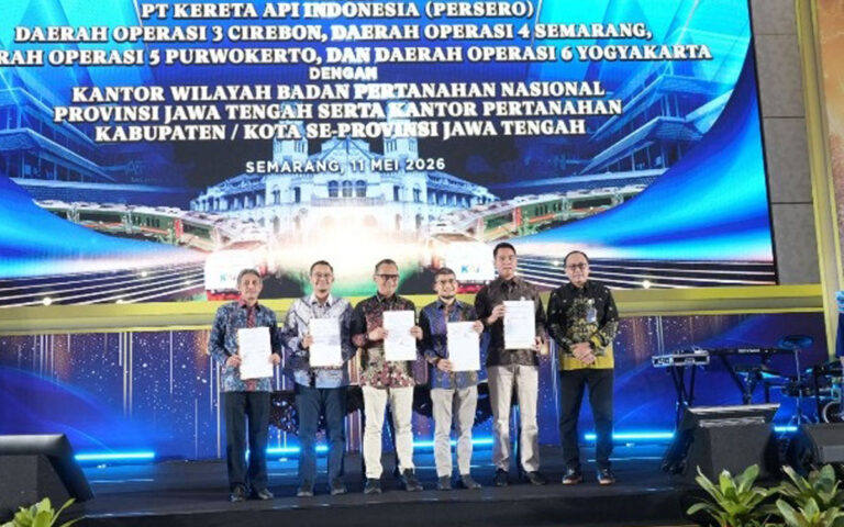 KAI-BPN Jateng Jalin Kerjasama Perkuat Sinergi Pengamanan Aset Negara