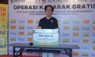 Tolak Angin Gelar Operasi Katarak Gratis Untuk 100 Pasien di Putussibau Kalbar