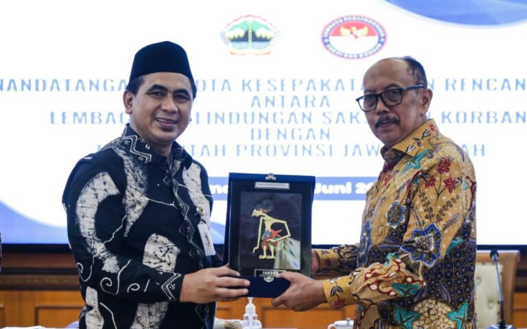 Pemprov Jateng-LPSK Pekuat Kerjasama Perlindungan Saksi dan Korban