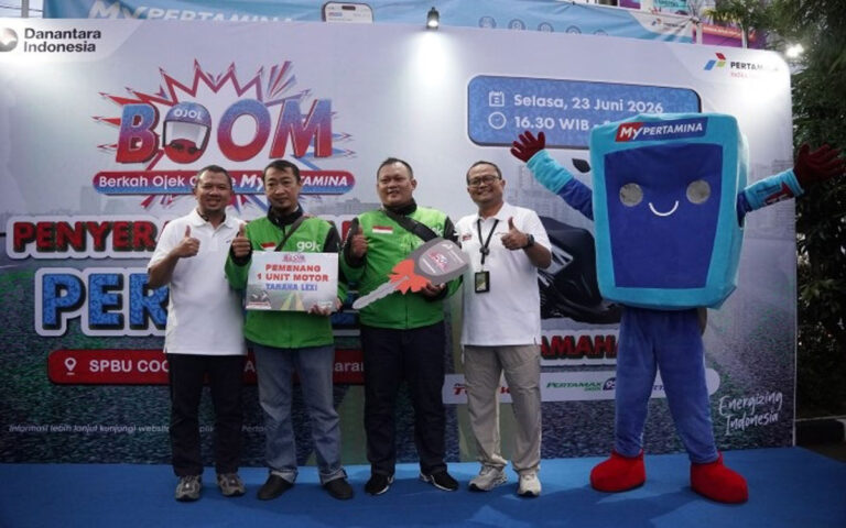Lima Ojol Raih Hadiah Yamaha Lexi Dari Undian Transaksi MyPertamina
