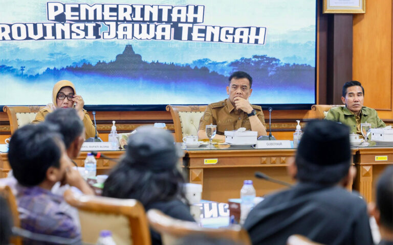 Luthfi Terima Audiensi Aktivis “Jateng Guyub”, Bahas Tambang Hingga Infrastruktur