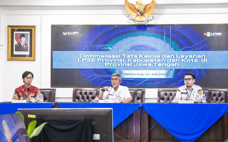 Sekda Jateng Dorong Pengadaan Berkualitas, LKPP Diminta Sempurnakan Sistem LPSE