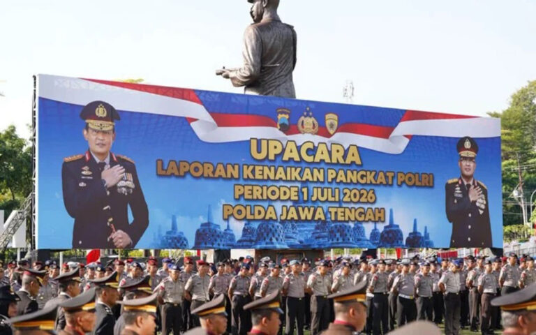 Sebanyak 2.595 Personel Polda Jateng Naik Pangkat