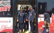 Dua Bus Listrik Trans Semarang Resmi Beroperasi